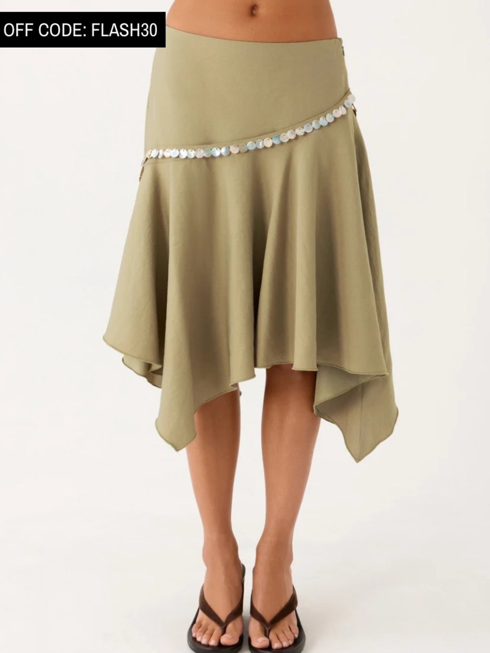 🥑Peppermayo Zafria midi skirt🥑